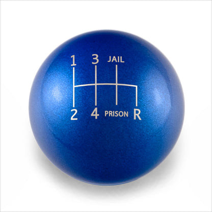 Billetworkz Weighted Shift Knob - 6 Speed Jail-Prison Engraving - Subaru WRX 2015-2025