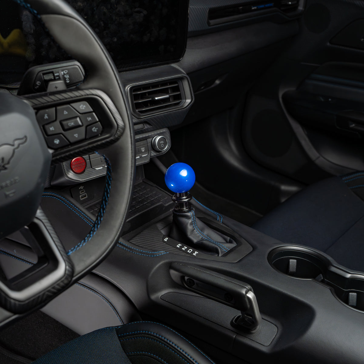Billetworkz Automatic Shifter - Candy Blue - Ford Mustang (2015-2025)