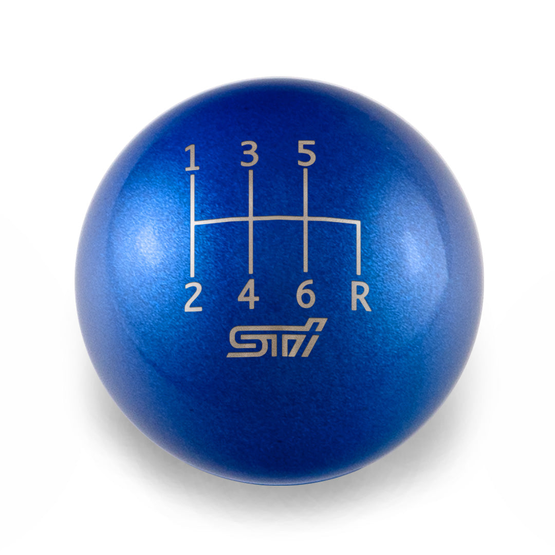 Billetworkz Weighted Shift Knob - 6 Speed STI Standard Engraving - Subaru STI