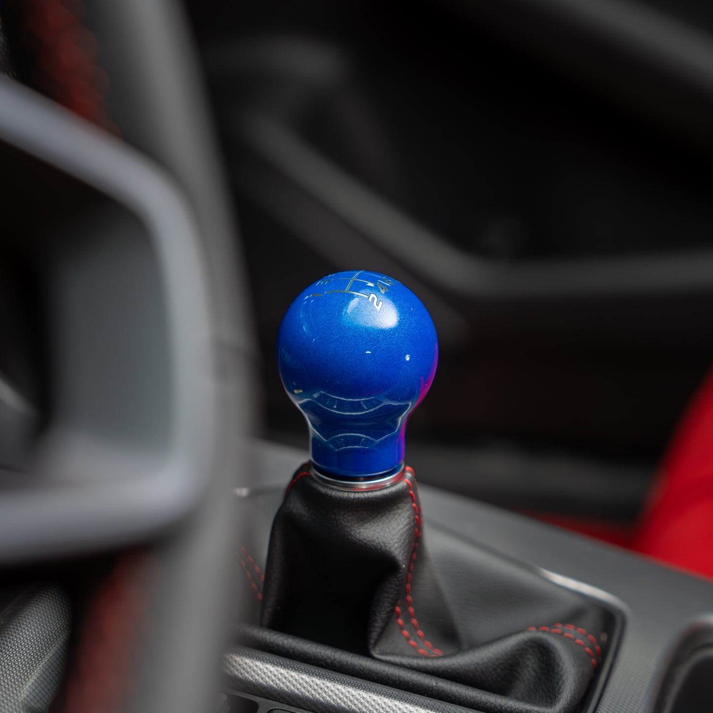 Billetworkz Weighted Shift Knob - 6-Speed Velocity Engraving for Honda