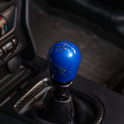 Billetworkz Weighted Shift Knob - Coyote Engraving - Ford Mustang (2015+)