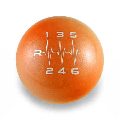 Billetworkz Weighted Shift Knob - 6-Speed Heartbeat Engraving for Chevy Cruze 2011-2019