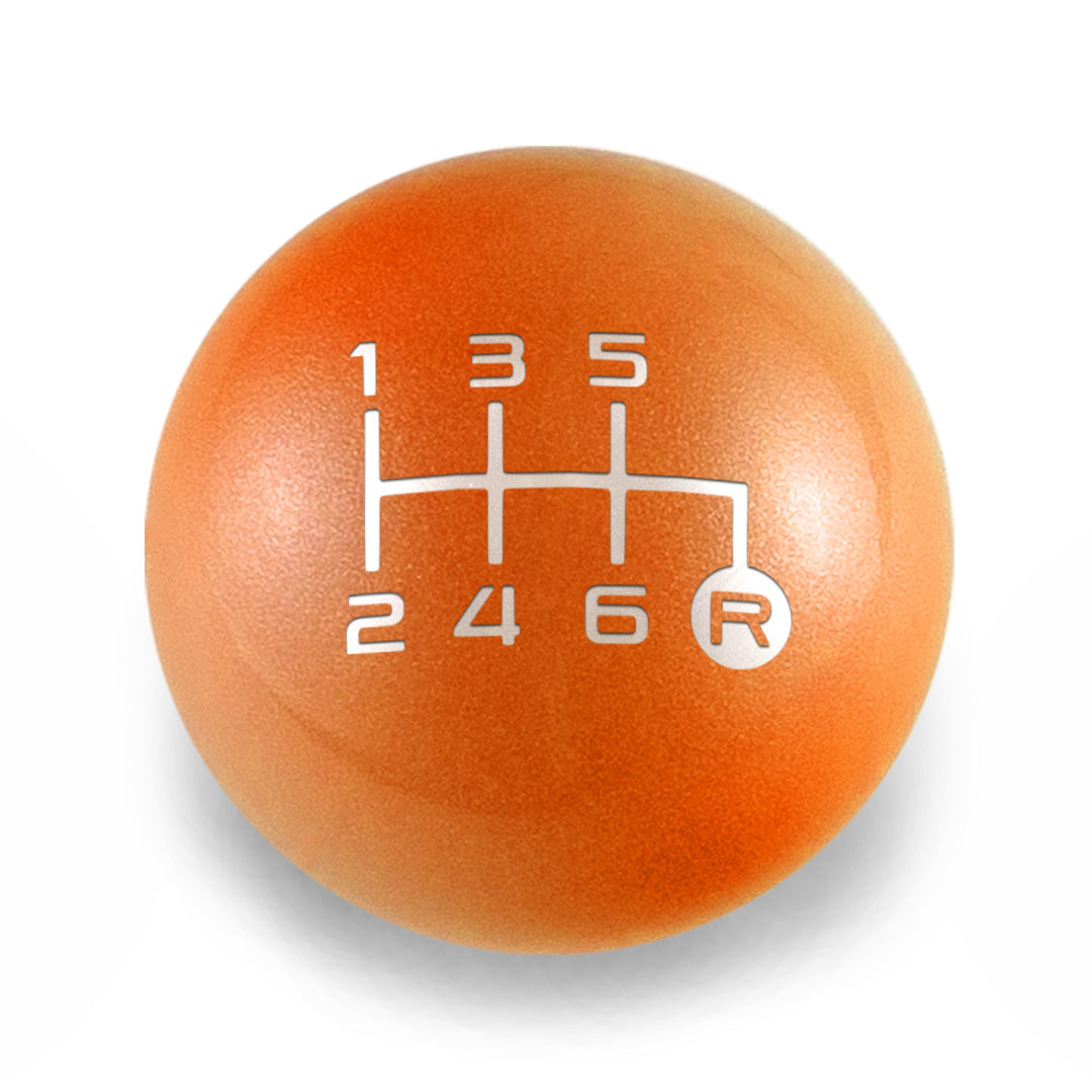 Billetworkz Weighted Shift Knob - 6 Speed JDM Type R w/Custom Number Engraving - Honda Type R