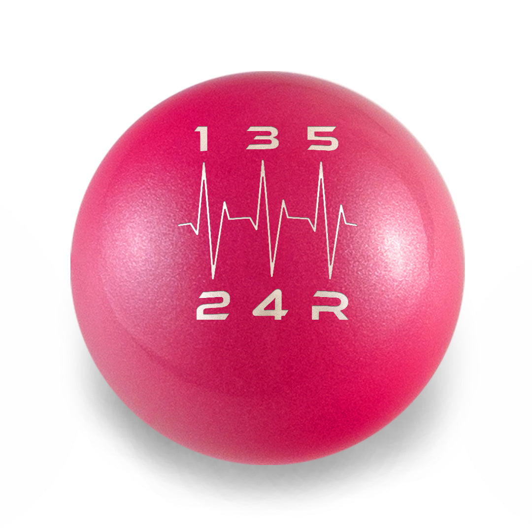 Billetworkz Weighted Shift Knob - Heartbeat Engraving - Chevy Cobalt SS 2005-2010 (5-Speed)