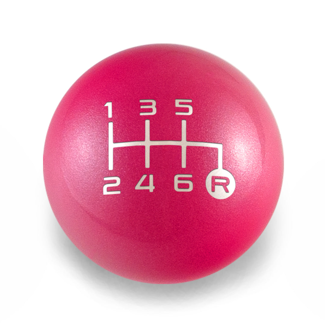 Billetworkz Weighted Shift Knob - 6 Speed JDM Type R w/Custom Number Engraving - Honda Type R