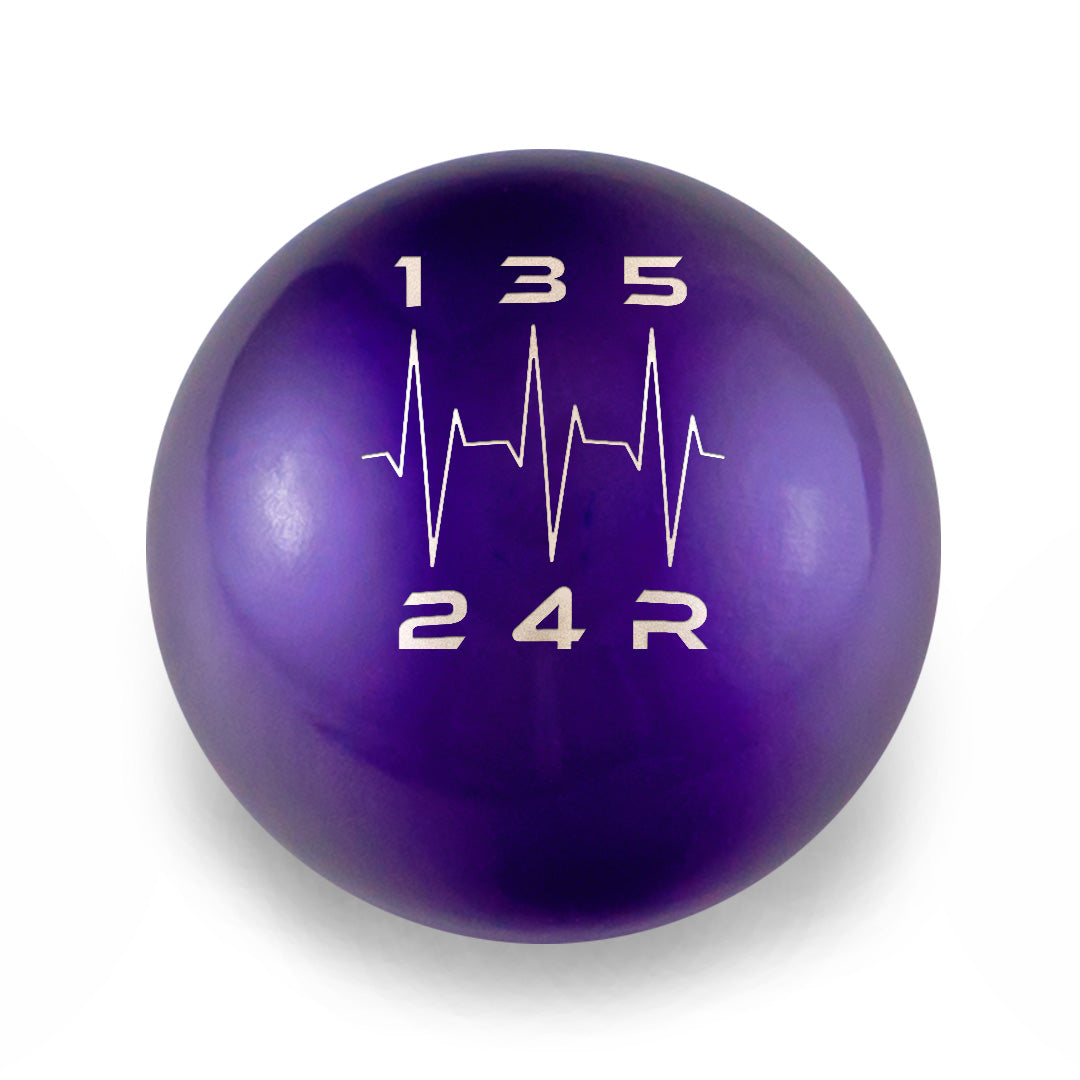 Billetworkz Weighted Shift Knob - Heartbeat Engraving - Chevy Cobalt SS 2005-2010 (5-Speed)