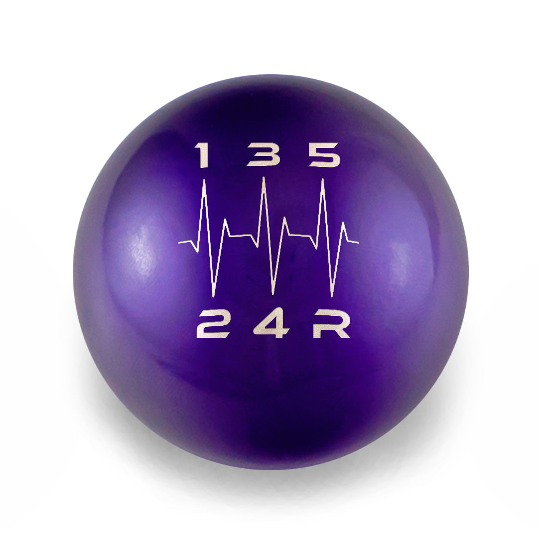 Billetworkz Weighted Shift Knob - 5-Speed Heartbeat Engraving Chevy Cobalt SS 2005-2010