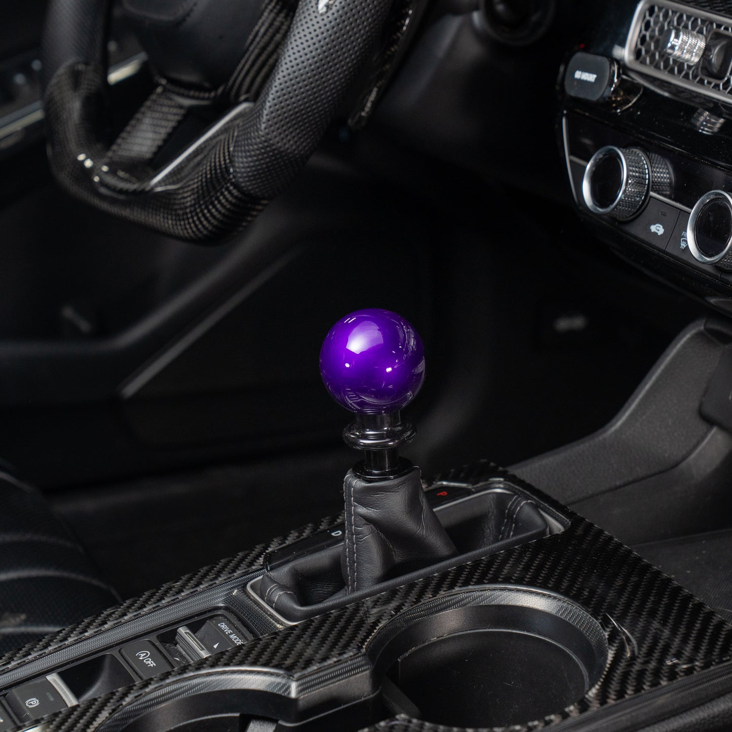 Billetworkz Weighted Automatic Shifter - Candy Purple - Honda Civic (2012–2026)