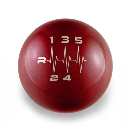 Billetworkz Weighted Shift Knob - 5-Speed Heartbeat Engraving - Volkswagen