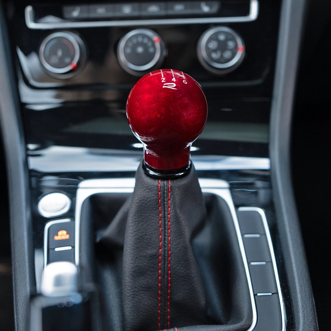 Billetworkz Weighted Shift Knob - 6-Speed Standard with MK8 Golf R Engraving - Volkswagen