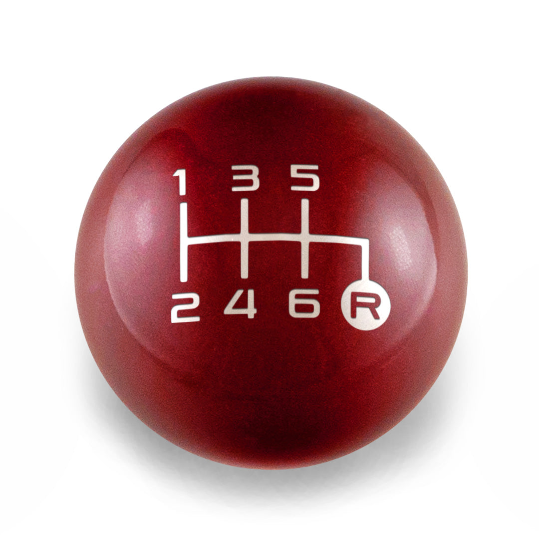 Billetworkz Weighted Shift Knob - 6 Speed JDM Type R w/Custom Number Engraving - Honda Type R