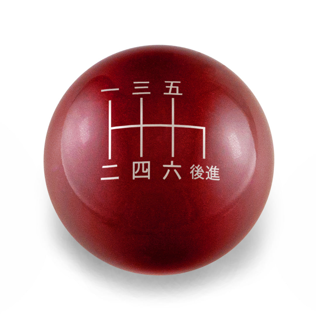 Billetworkz Weighted Shift Knob - 6 Speed Japanese Engraving - Subaru STI