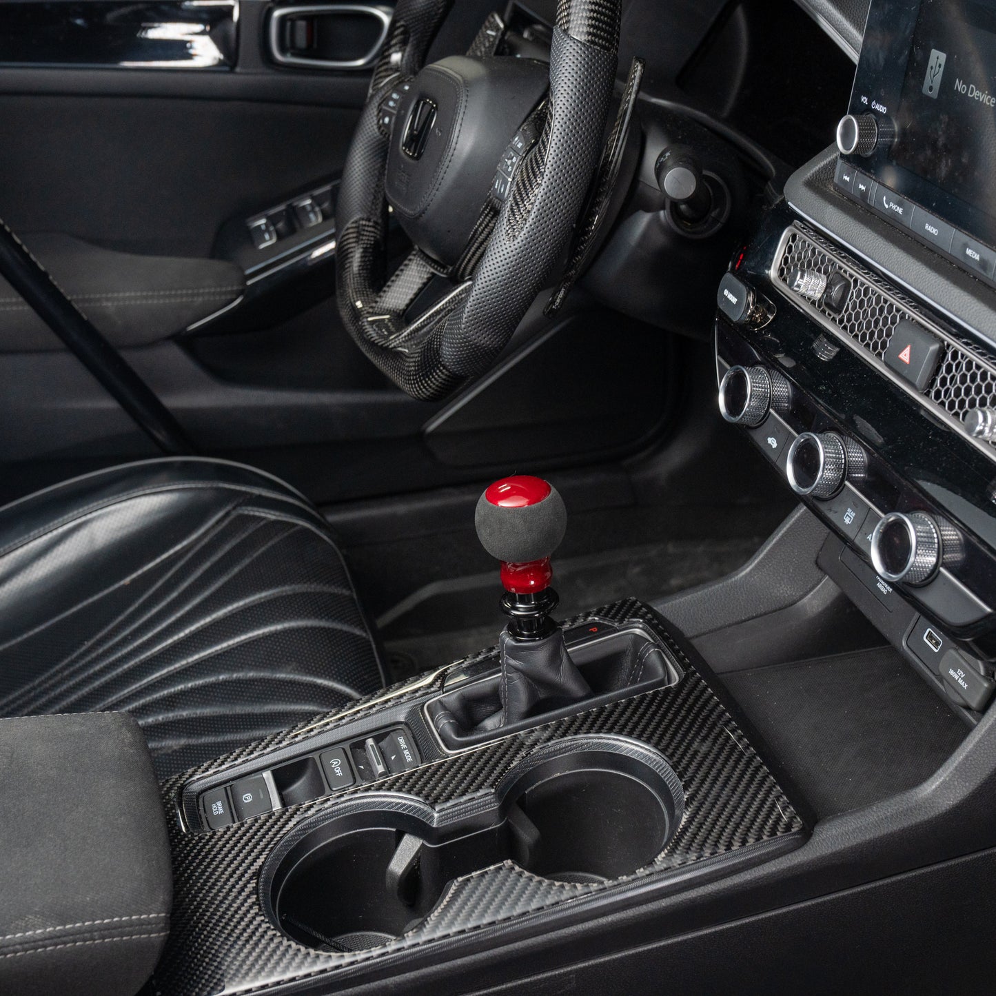 Billetworkz "Fusion" Automatic Shifter - Honda Civic (2012–2026)