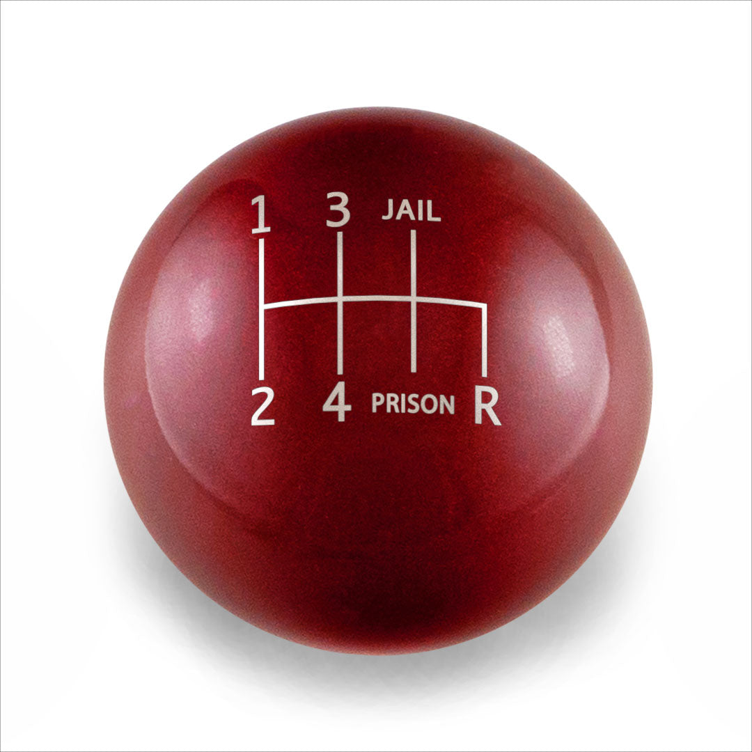 Billetworkz Weighted Shift Knob - 6 Speed Jail-Prison Engraving - Subaru WRX 2015-2025