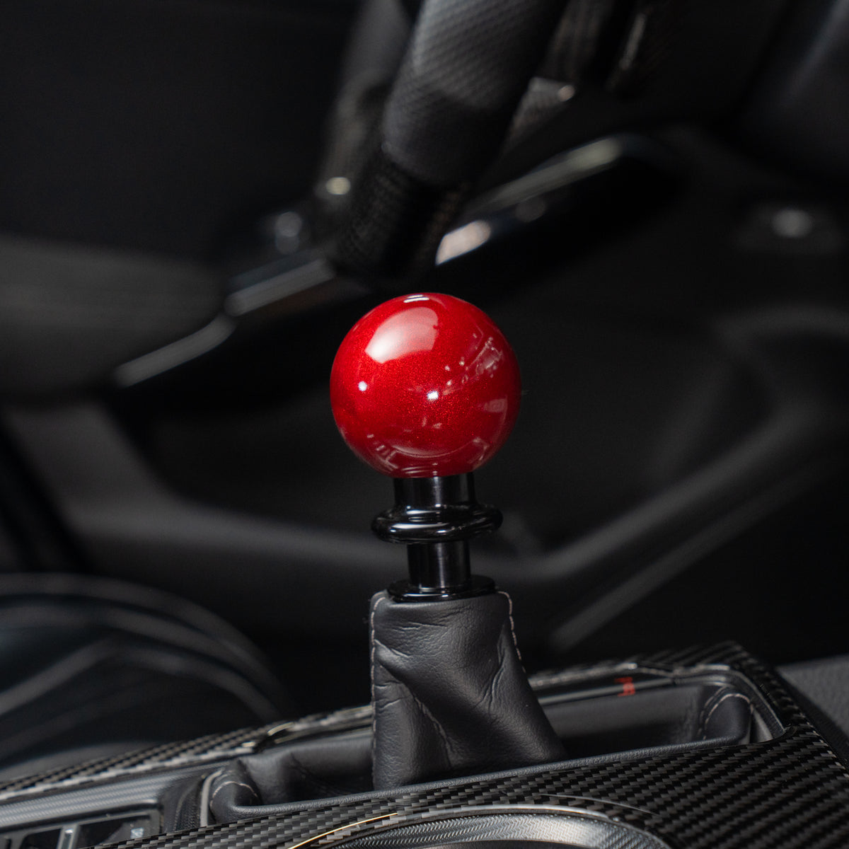 Billetworkz Weighted Automatic Shifter - Candy Red - Honda Civic (2012–2026)