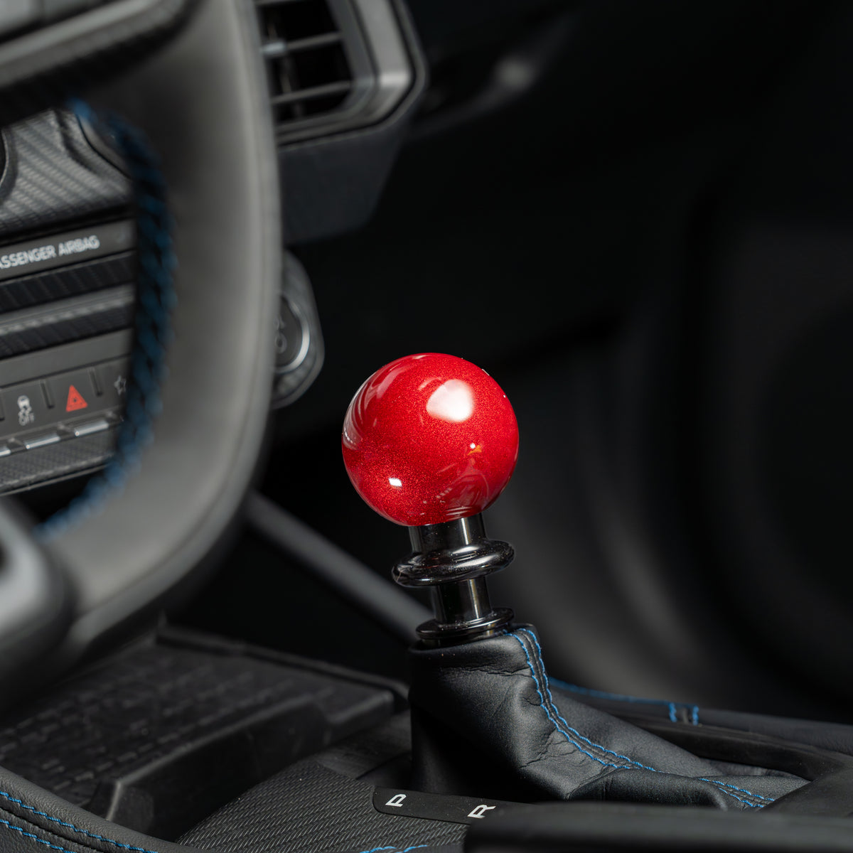 Billetworkz Automatic Shifter - Candy Red - Ford Mustang (2015-2025)