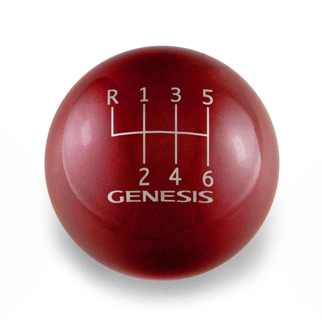 Billetworkz Weighted Shift Knob - 6-Speed Standard with Genesis Engraving for Hyundai Genesis