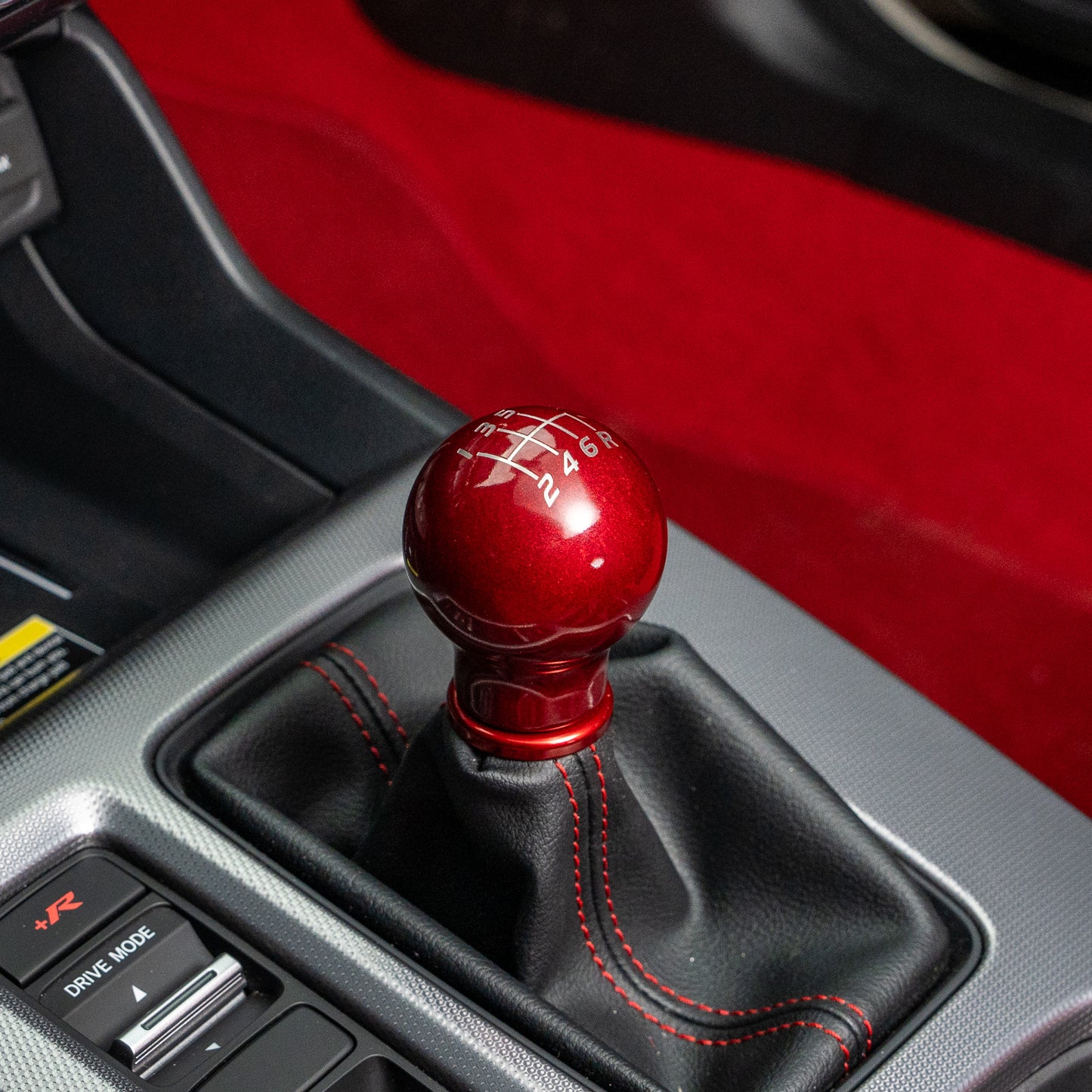 Billetworkz Weighted Shift Knob - 6-Speed Velocity Engraving for Honda