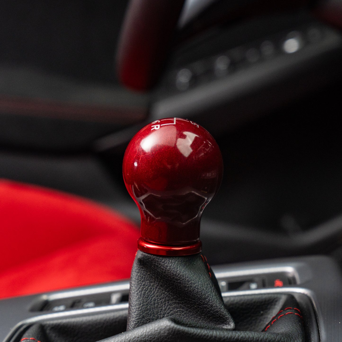 Billetworkz Weighted Shift Knob - 6-Speed Velocity Engraving for Honda