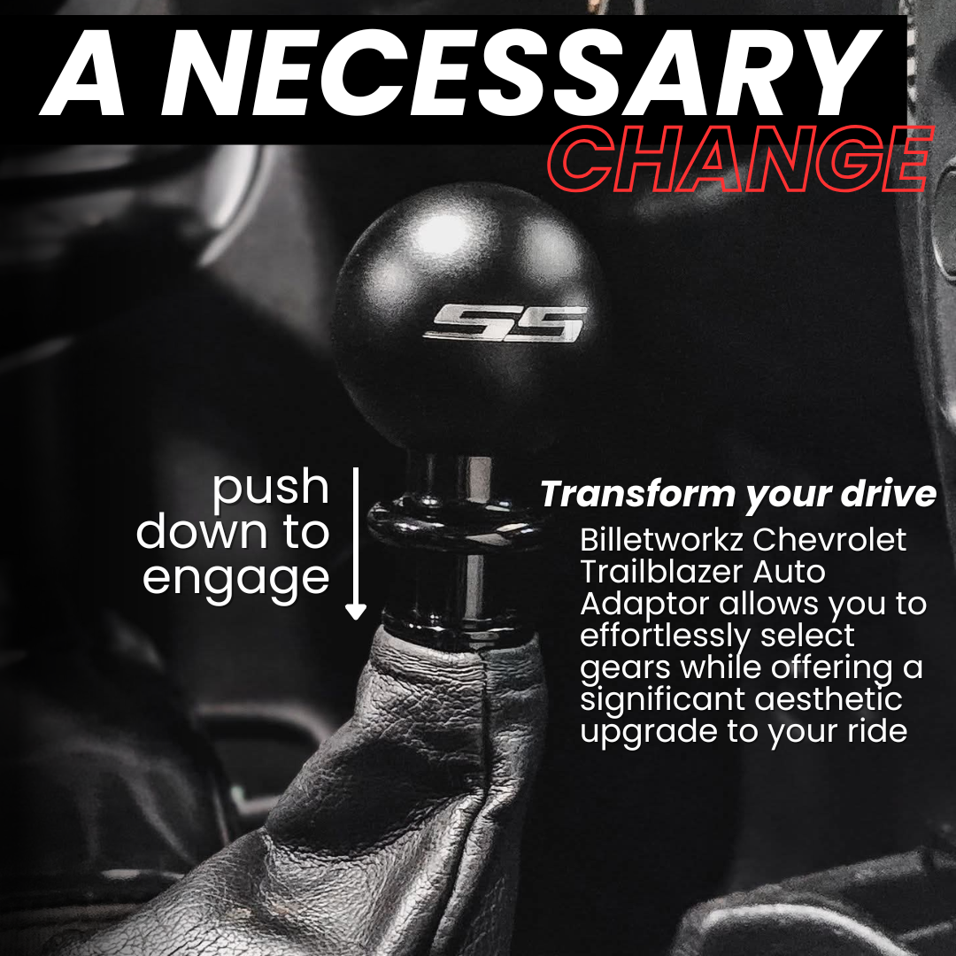 Billetworkz Automatic Shifter - SS Engraving - Chevrolet Trailblazer (2002-2009)