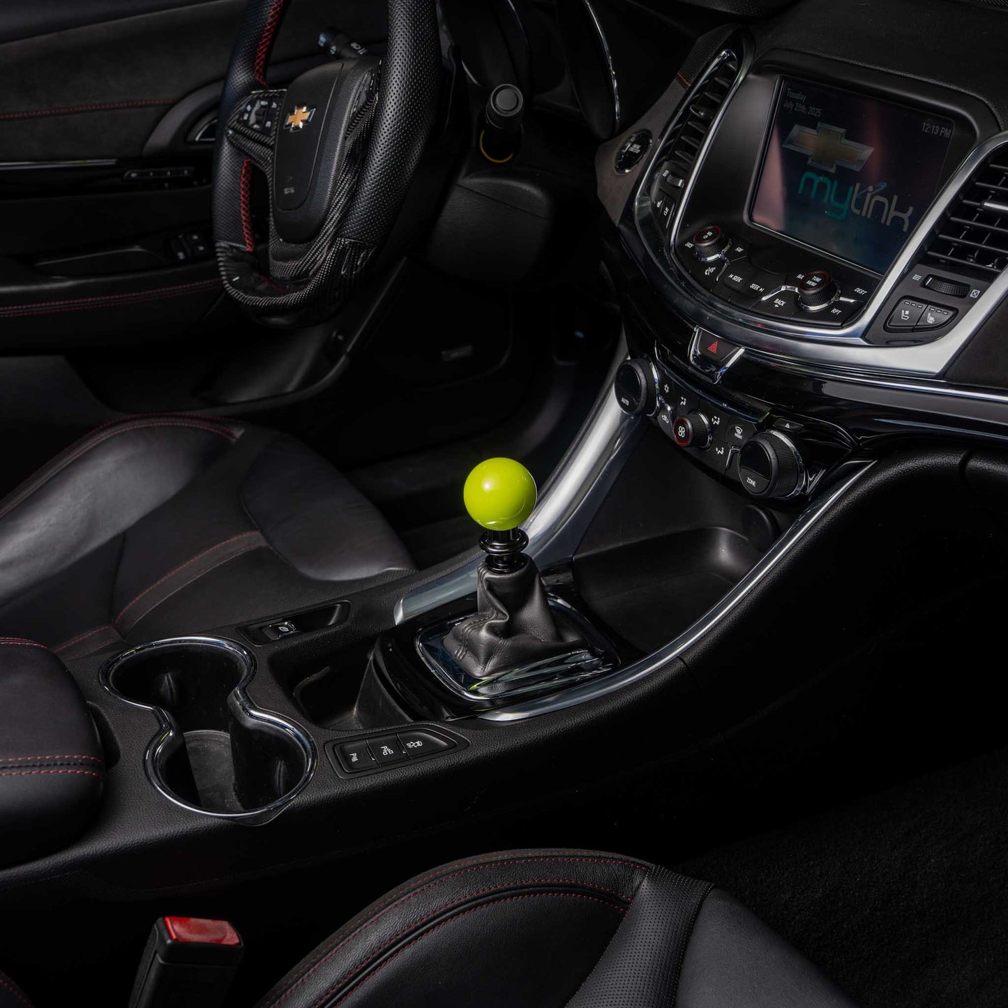 Billetworkz Automatic Shifter - Neon Yellow - Fits Chevy SS 2014-2017