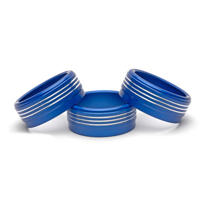 Billetworkz Climate Control Knob Covers – Fits Subaru WRX/STI (15-21), Crosstrek (13-17), Forester (14-18), Impreza (12-16)