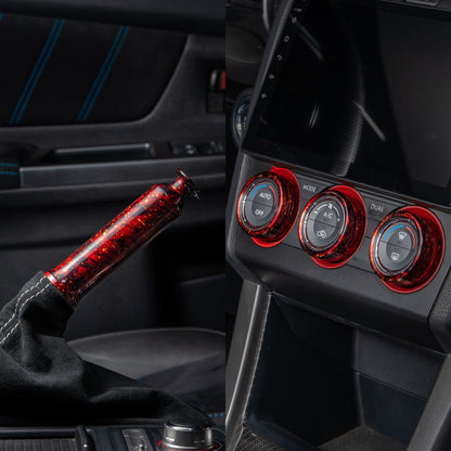 Billetworkz Interior Kit (Starter): E-Brake and Climate Control Kit - Subaru WRX/STI 2015-2021