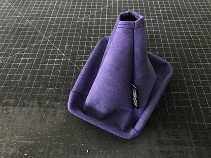 Crown Purple Suede Shift boot by Stitch Boots