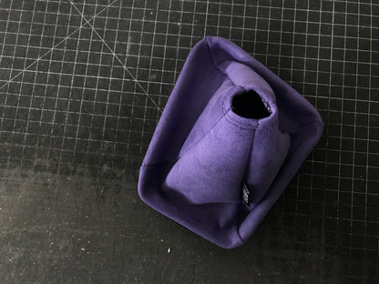 Crown Purple Suede Shift boot by Stitch Boots