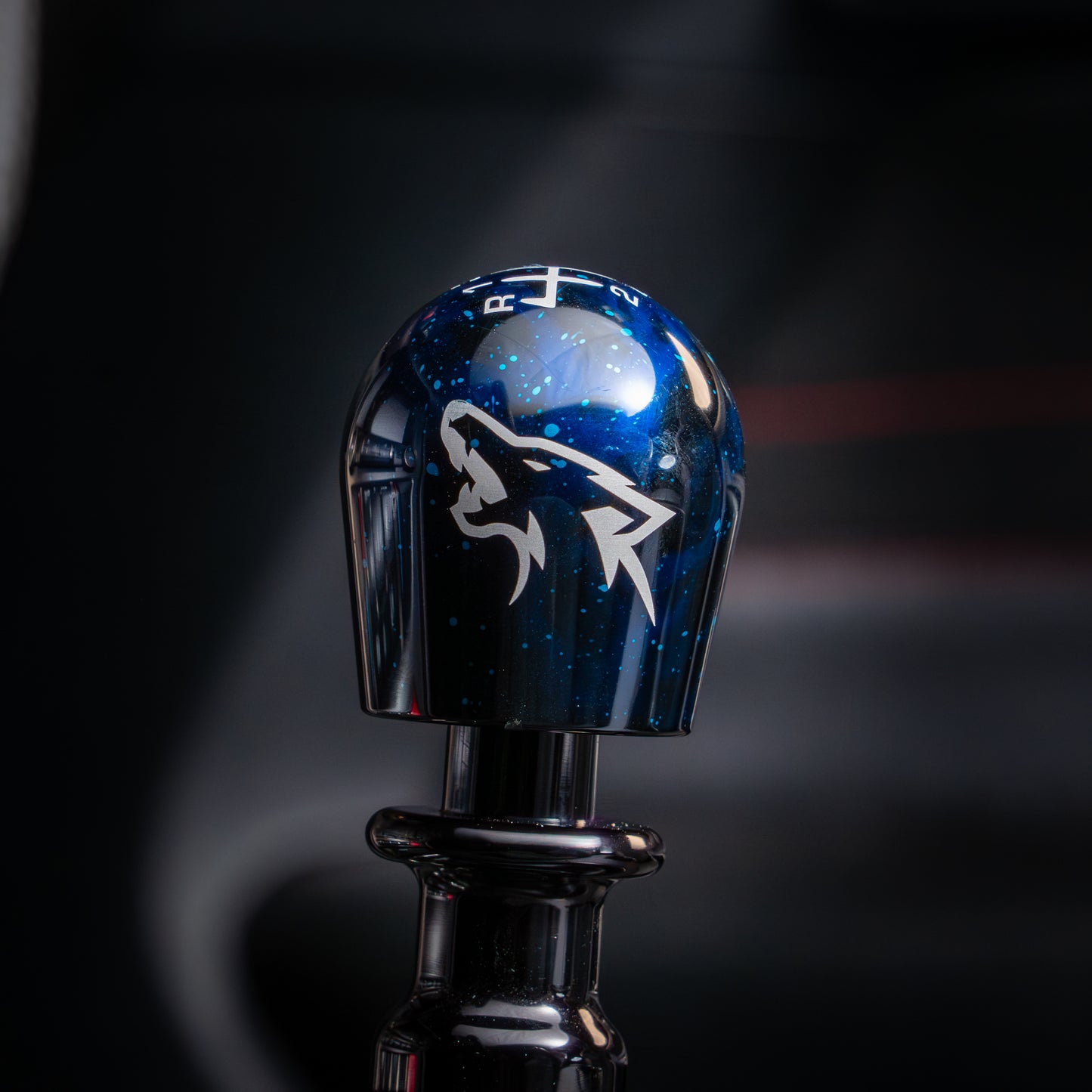 Billetworkz Cosmic Space Shift Knob - Coyote Engraving - Ford Mustang (2015+)