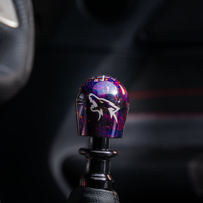 Billetworkz Cosmic Space Shift Knob - Coyote Engraving - Ford Mustang (2015+)