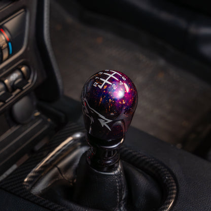 Billetworkz Cosmic Space Shift Knob - Coyote Engraving - Ford Mustang (2015+)