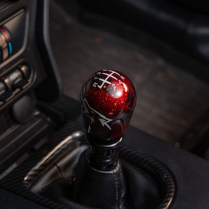 Billetworkz Cosmic Space Shift Knob - Coyote Engraving - Ford Mustang (2015+)