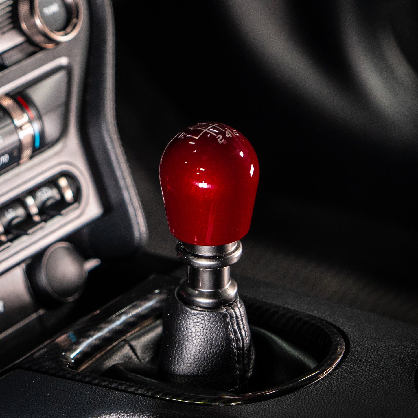 Billetworkz Weighted Shift Knob - Velocity Engraving - Ford Mustang (2015+)