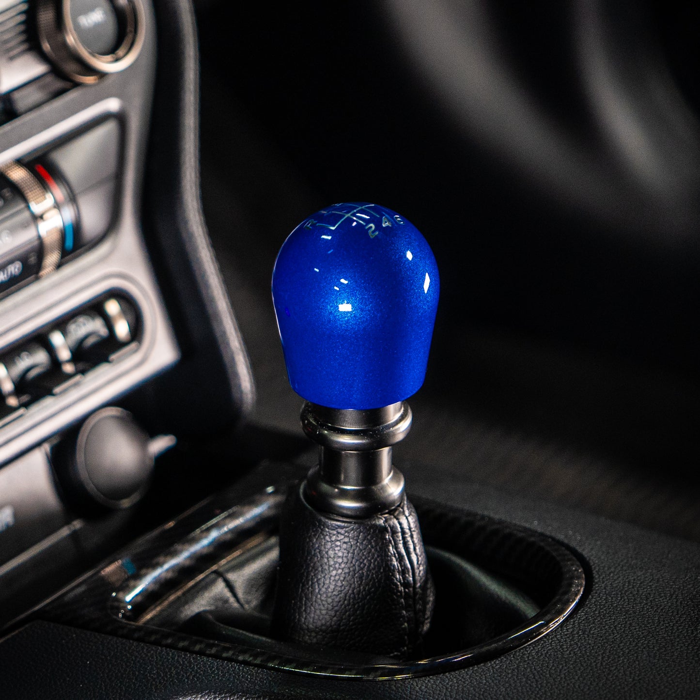 Billetworkz Weighted Shift Knob - Velocity Engraving - Ford Mustang (2015+)