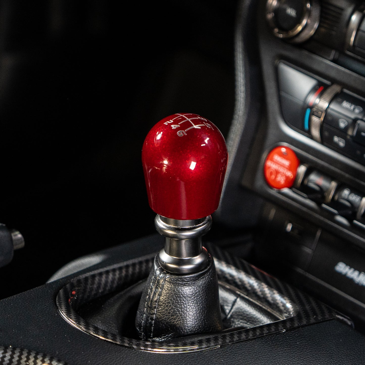 Billetworkz Weighted Shift Knob - Velocity Engraving - Ford Mustang (2015+)