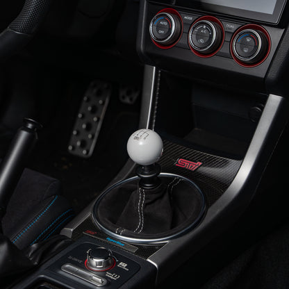 Billetworkz Alcantara Kit (Ultimate): Shift Knob, Shift Boot, E-Brake Boot Kit, and Door Pull Straps (2 Sets) - Subaru STI 2008-2014