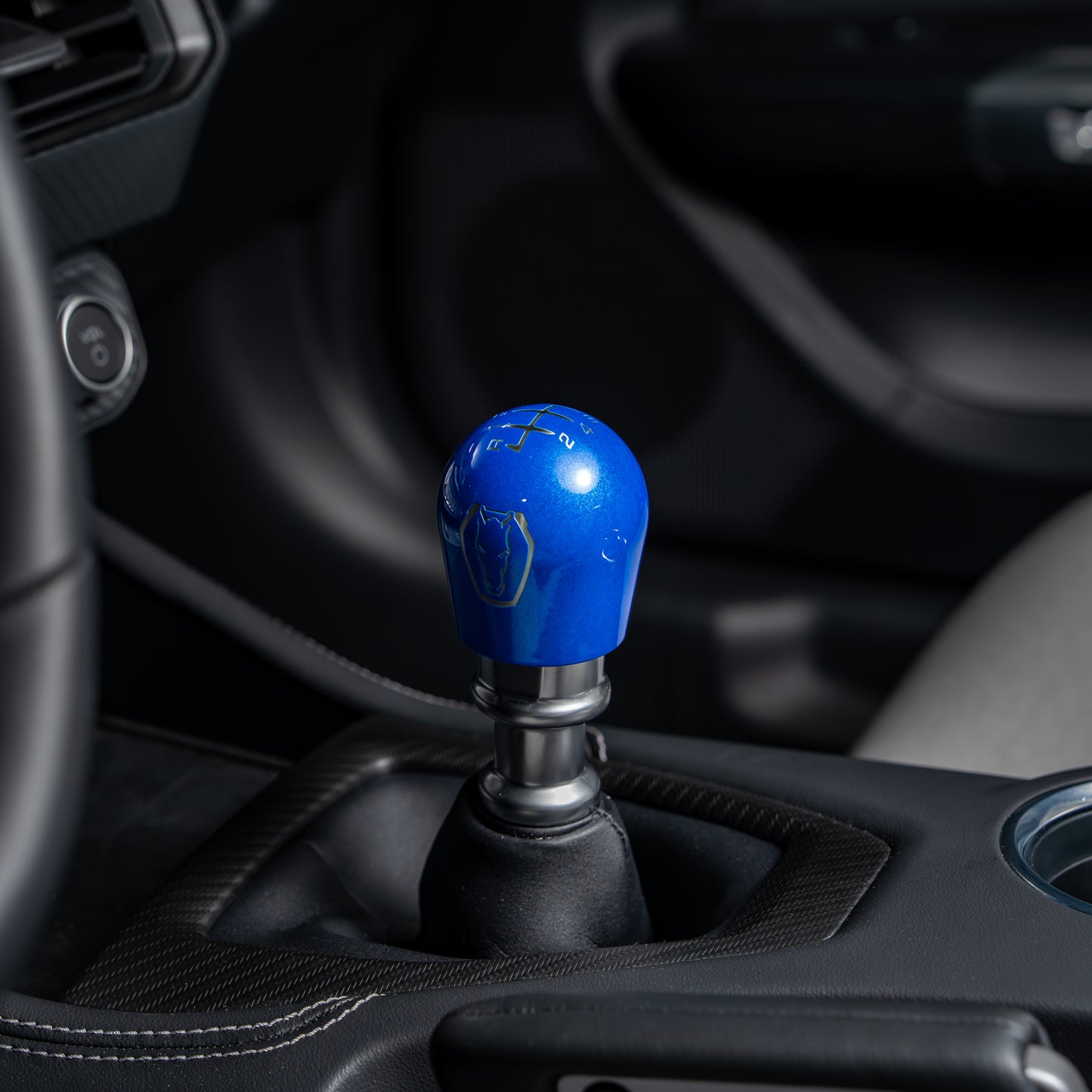 Billetworkz Weighted Shift Knob - Retro Engraving - Ford Mustang (2015+)