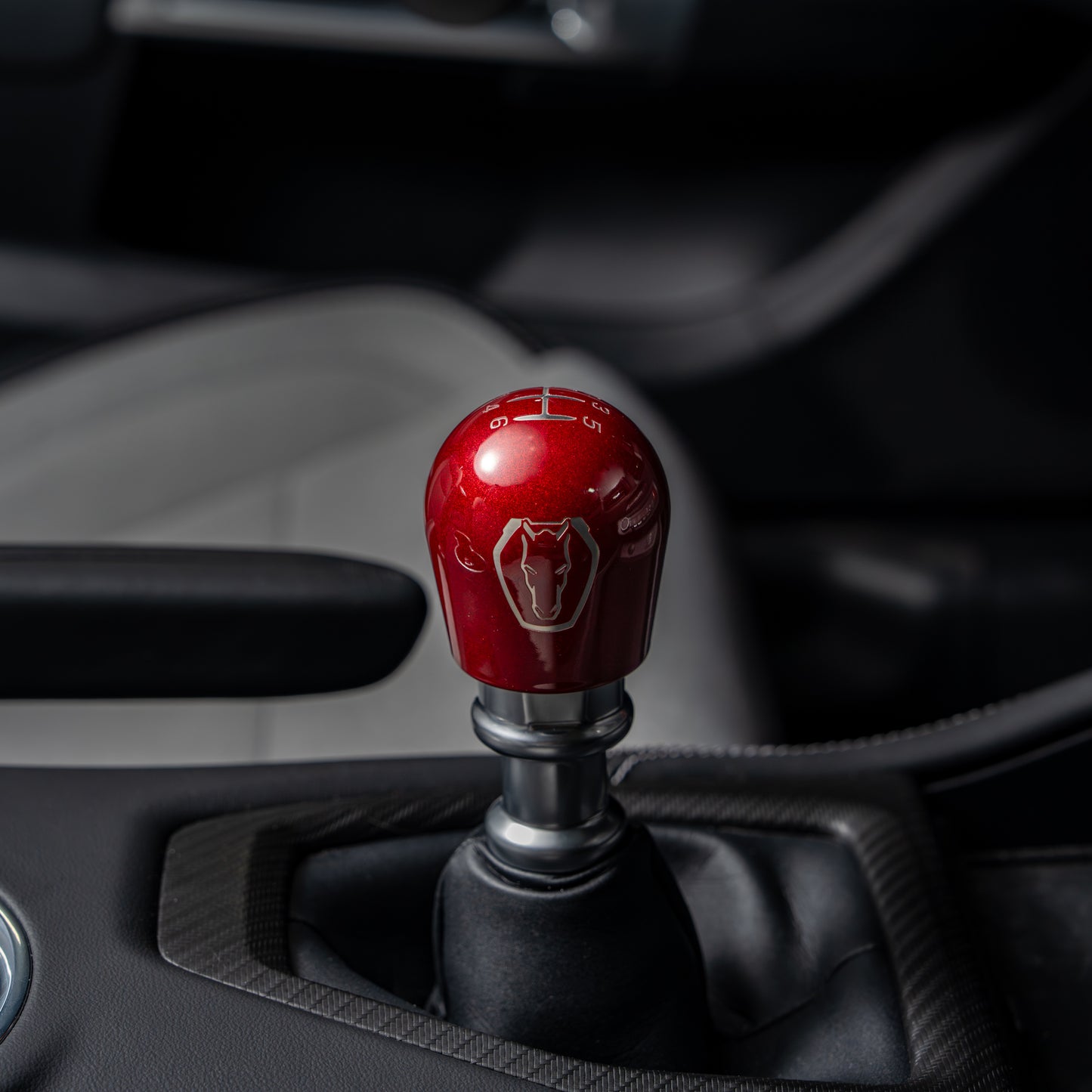 Billetworkz Weighted Shift Knob - Retro Engraving - Ford Mustang (2015+)