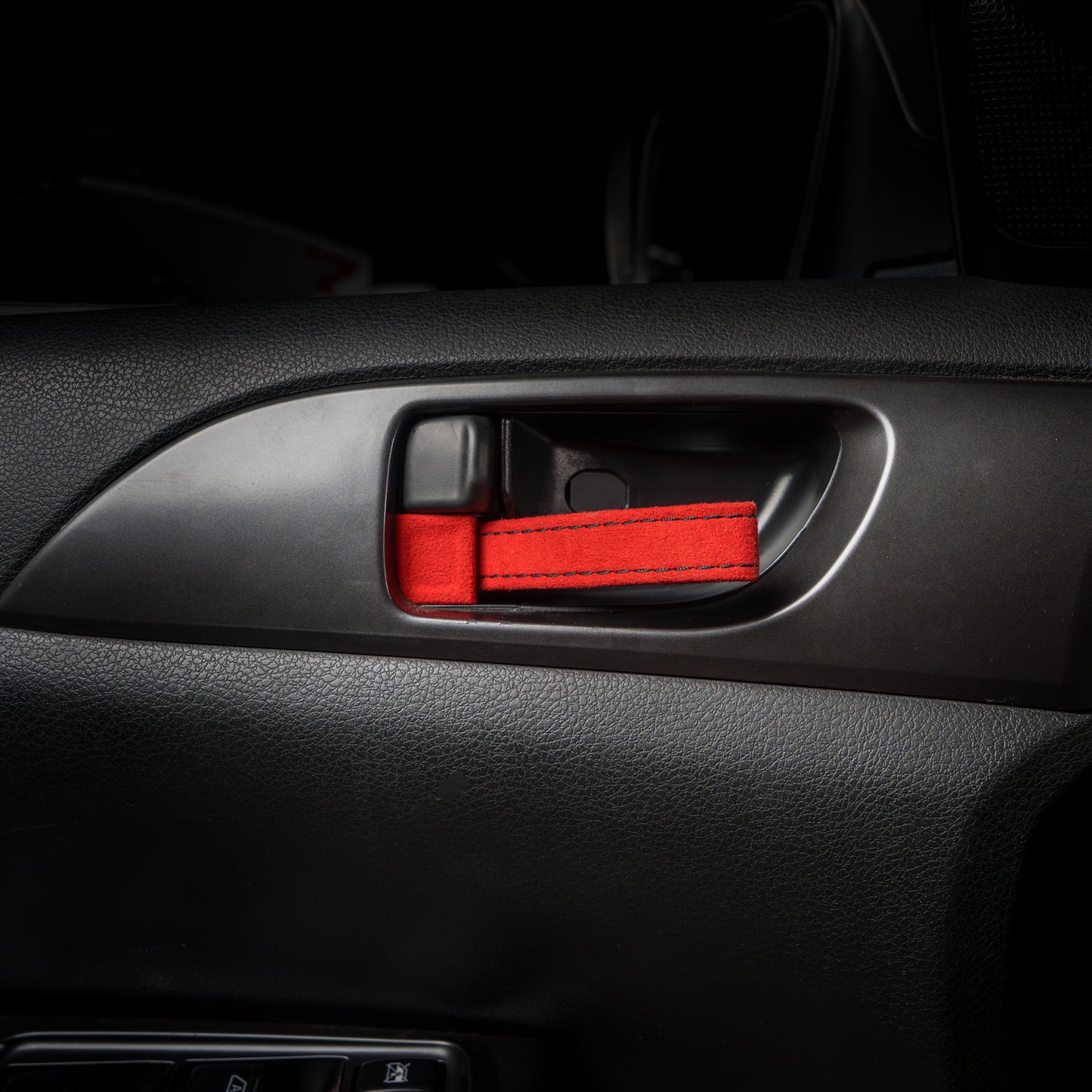 Billetworkz Alcantara Kit (Ultimate): Shift Knob, Shift Boot, E-Brake Boot Kit, and Door Pull Straps (2 Sets) - Subaru WRX 2008-2014