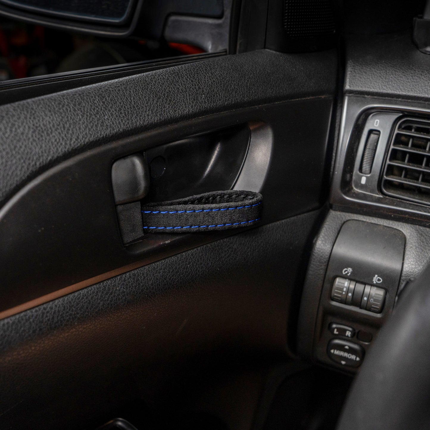 Billetworkz Alcantara Kit (Ultimate): Shift Knob, Shift Boot, E-Brake Boot Kit, and Door Pull Straps (2 Sets) - Subaru WRX 2008-2014