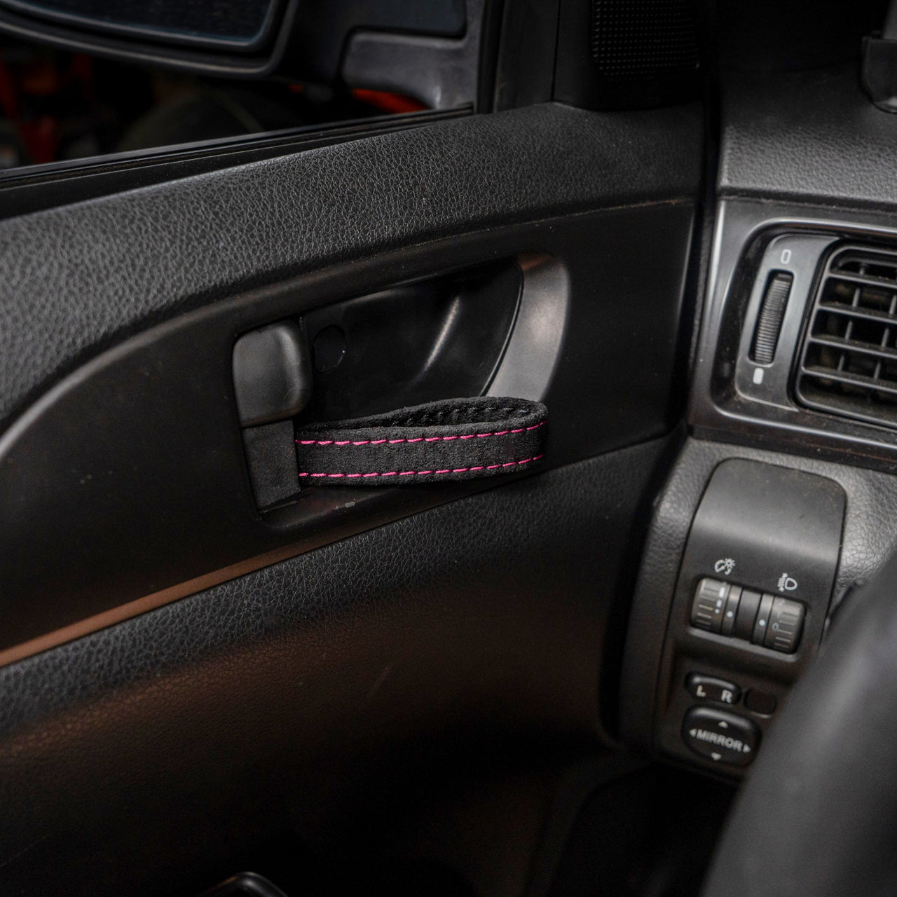 Billetworkz Alcantara Kit (Pro): Shift Boot, E-Brake Boot Kit and Door Pull Straps (1 Set) – Subaru STI 2008-2014