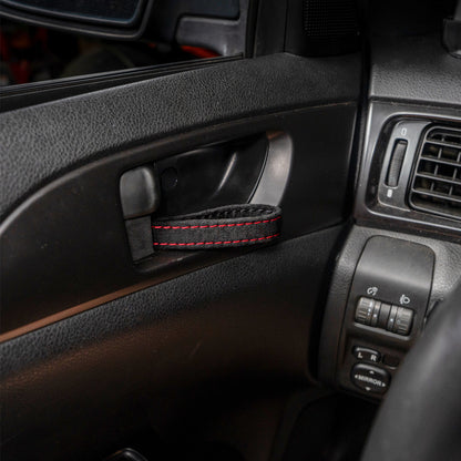 Billetworkz Alcantara Kit (Ultimate): Shift Knob, Shift Boot, E-Brake Boot Kit, and Door Pull Straps (2 Sets) - Subaru WRX 2008-2014