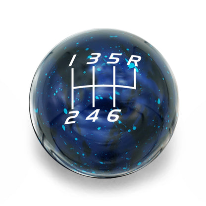 Billetworkz Cosmic Space Shift Knob - 6 Speed Velocity Engraving for Dodge Challenger (2015-2023)