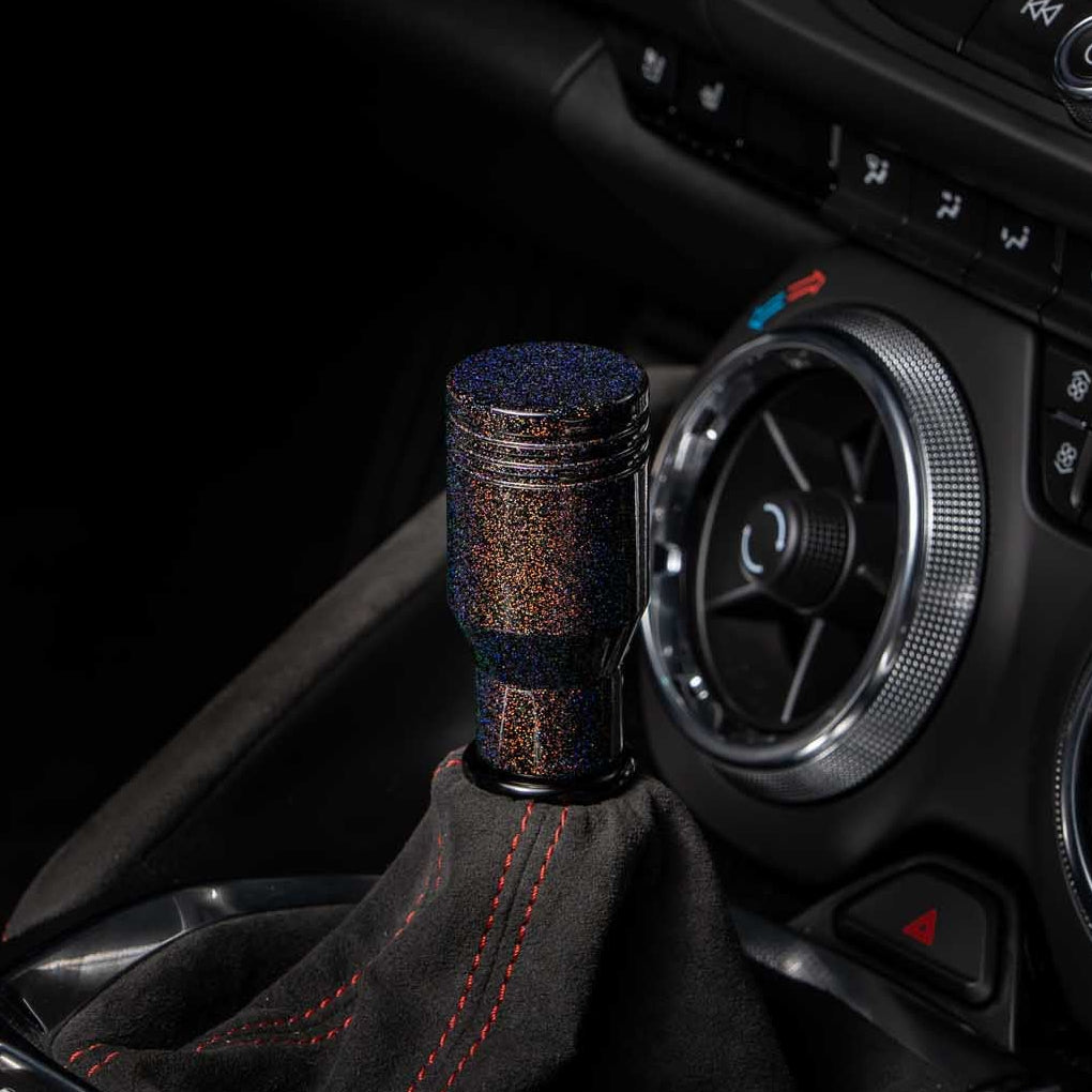 Billetworkz Weighted Shift Knob - Retro Engraving for Chevrolet Camaro 6-Speed V8 SS / ZL1 / Z/28 (2010-2015)