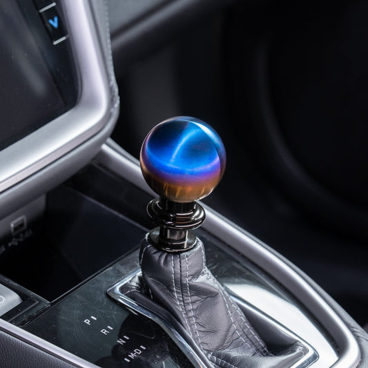 Billetworkz Titanium Torched Automatic Shifter - Fits Subaru CVT: WRX (2022+), Crosstrek (2024+), Forester (2025+), Impreza (2024+), Legacy/Outback (2015+)