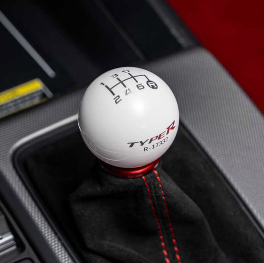 Billetworkz Weighted Shift Knob - 6 Speed JDM Type R w/Custom Number Engraving - Honda Type R