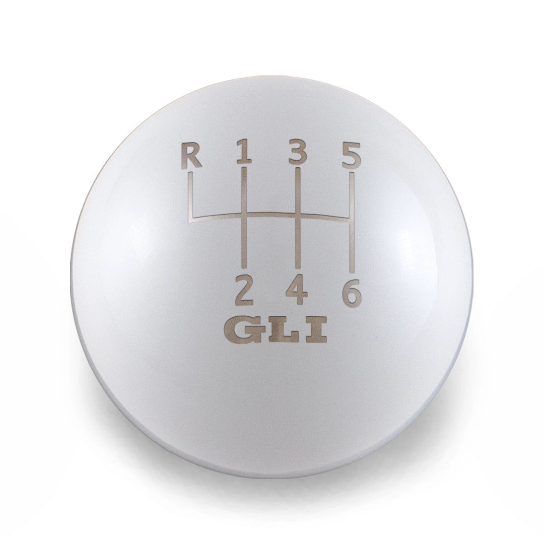 Billetworkz Weighted Shift Knob - 6-Speed Standard with GLI Engraving - Volkswagen