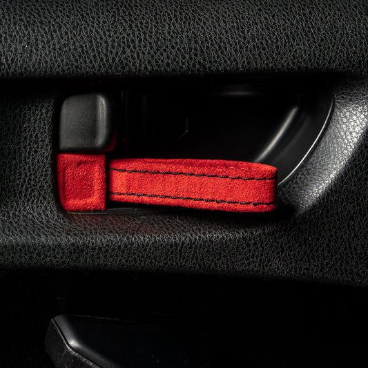 Billetworkz Alcantara Door Pull Strap Kit - Fits Subaru WRX/STI (2008-2021), BRZ (2013-2021), Crosstrek (2013-2017) & More