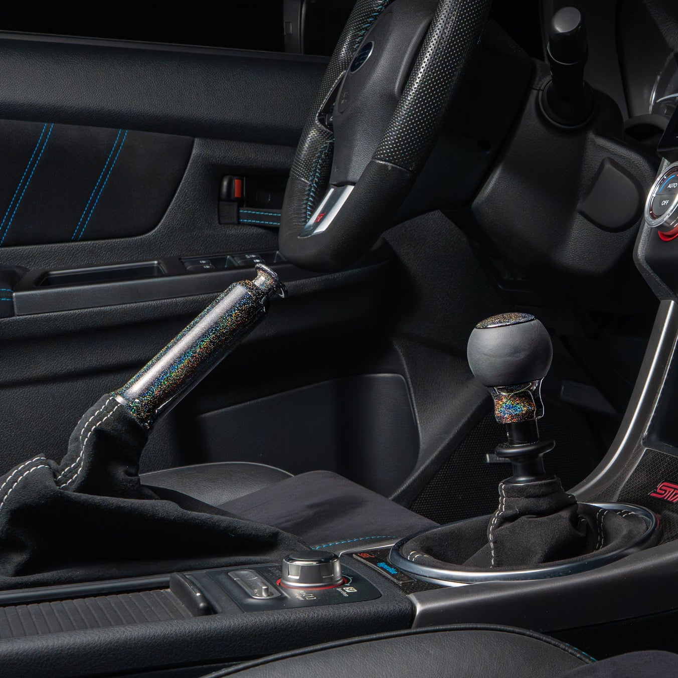 Billetworkz Alcantara Kit (Pro): Shift Boot, E-Brake Boot Kit and